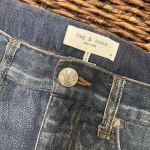 Rag & Bone Featherweight Wide Leg Jeans Size 27